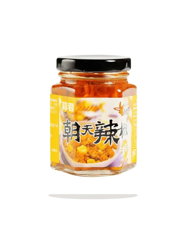 朝天ニンニク入り辛味調味料ー小(蒜蓉朝天辣椒醬)