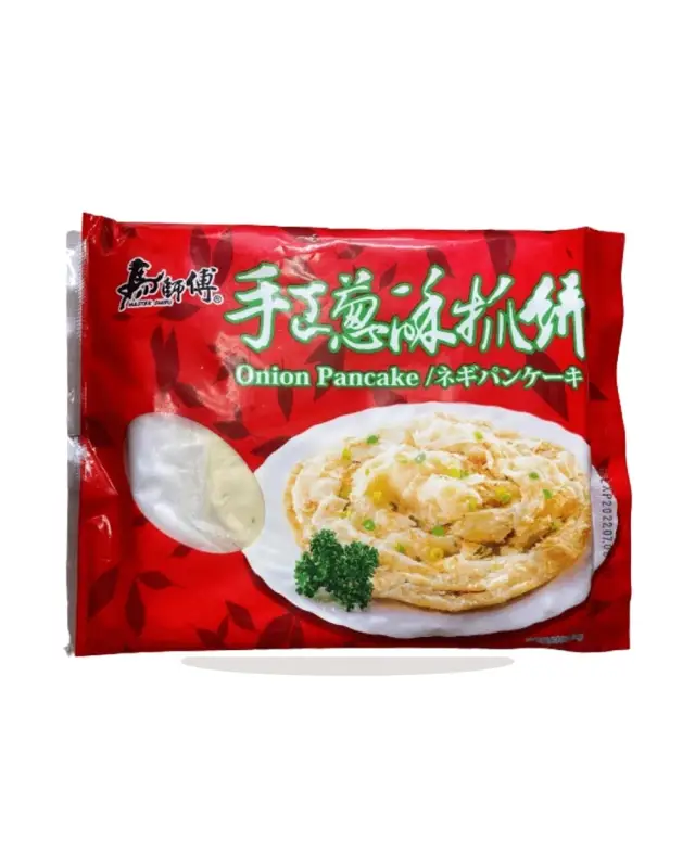 台湾手作りネギパンケーキ(蔥抓餅)