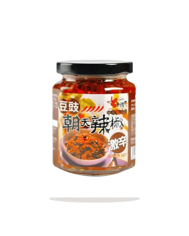 朝天豆鼓入り辛味調味料ー小(豆鼓朝天辣椒醬)